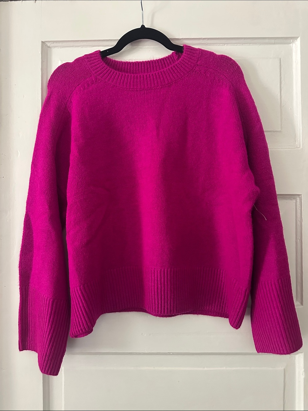 CeCe Hot Pink Crewneck Sweater